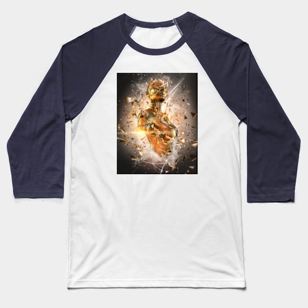 Million Pieces Baseball T-Shirt by fndesignart